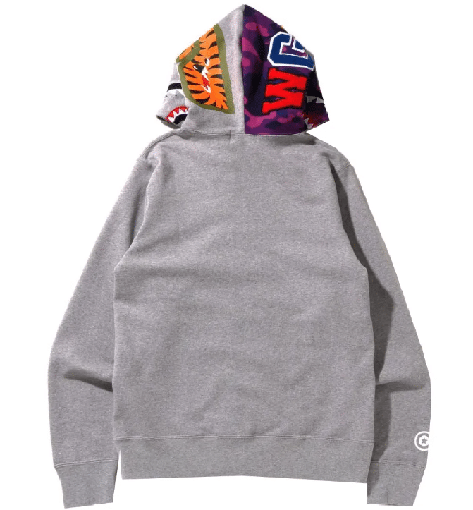 BAPE Color Camo Shark Zip Up Hoodie、mysite、Cacoeks