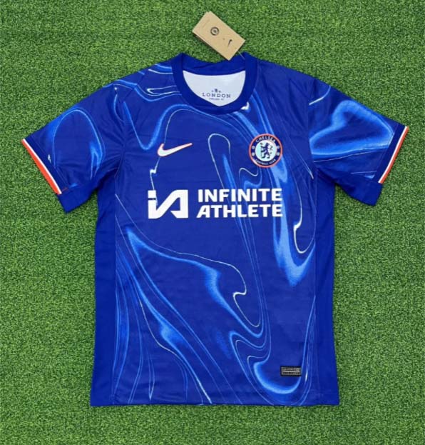 2024/2025 Chelsea Home Football Shirt 1:1 Thai Quality (Have sponsors):football jersey mysite: unitedjerseyfootball 邓江浪:football