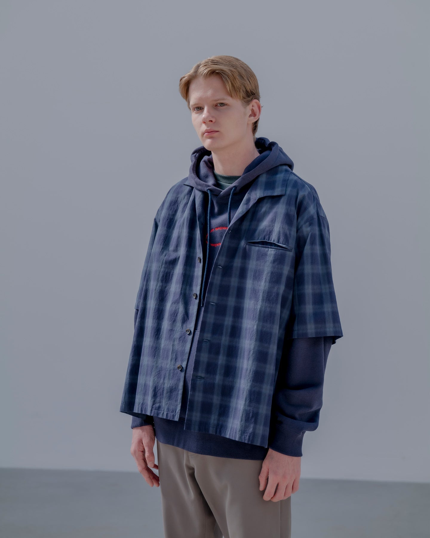 uniform experiment 25S/S S/S ITALIAN COLLAR SHIRT  UE-250025 