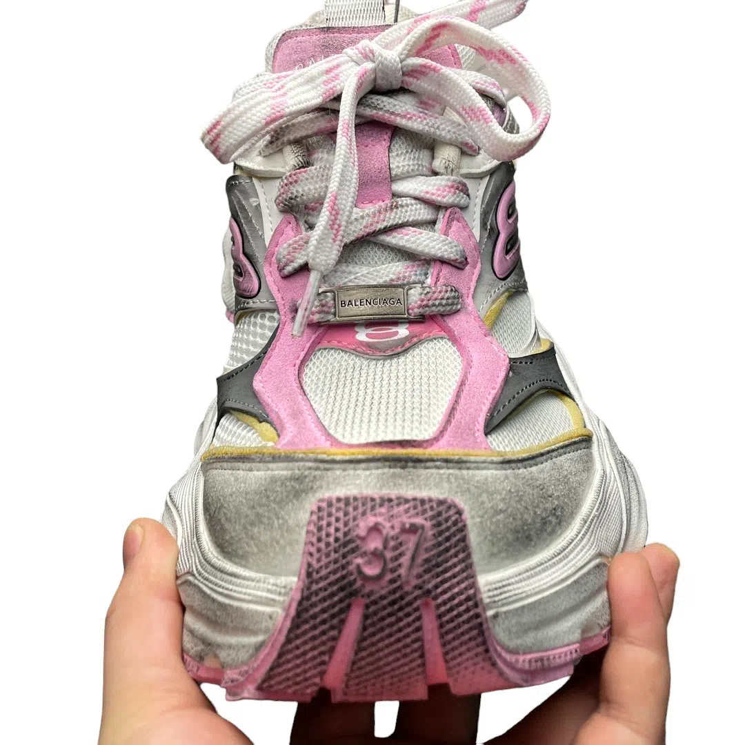 Balenciaga Cargo Sneaker In Grey White Pink、mysite、Cacoeks