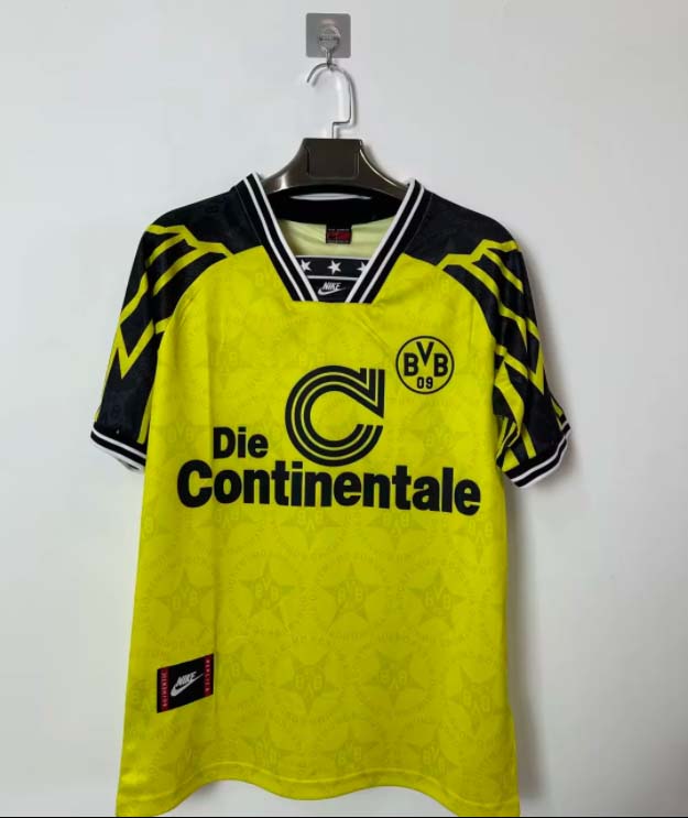 1994/1995 Retro Dortmund Home Football Shirt1:1 Thai Quality:football jersey mysite: unitedjerseyfootball 邓江浪:football