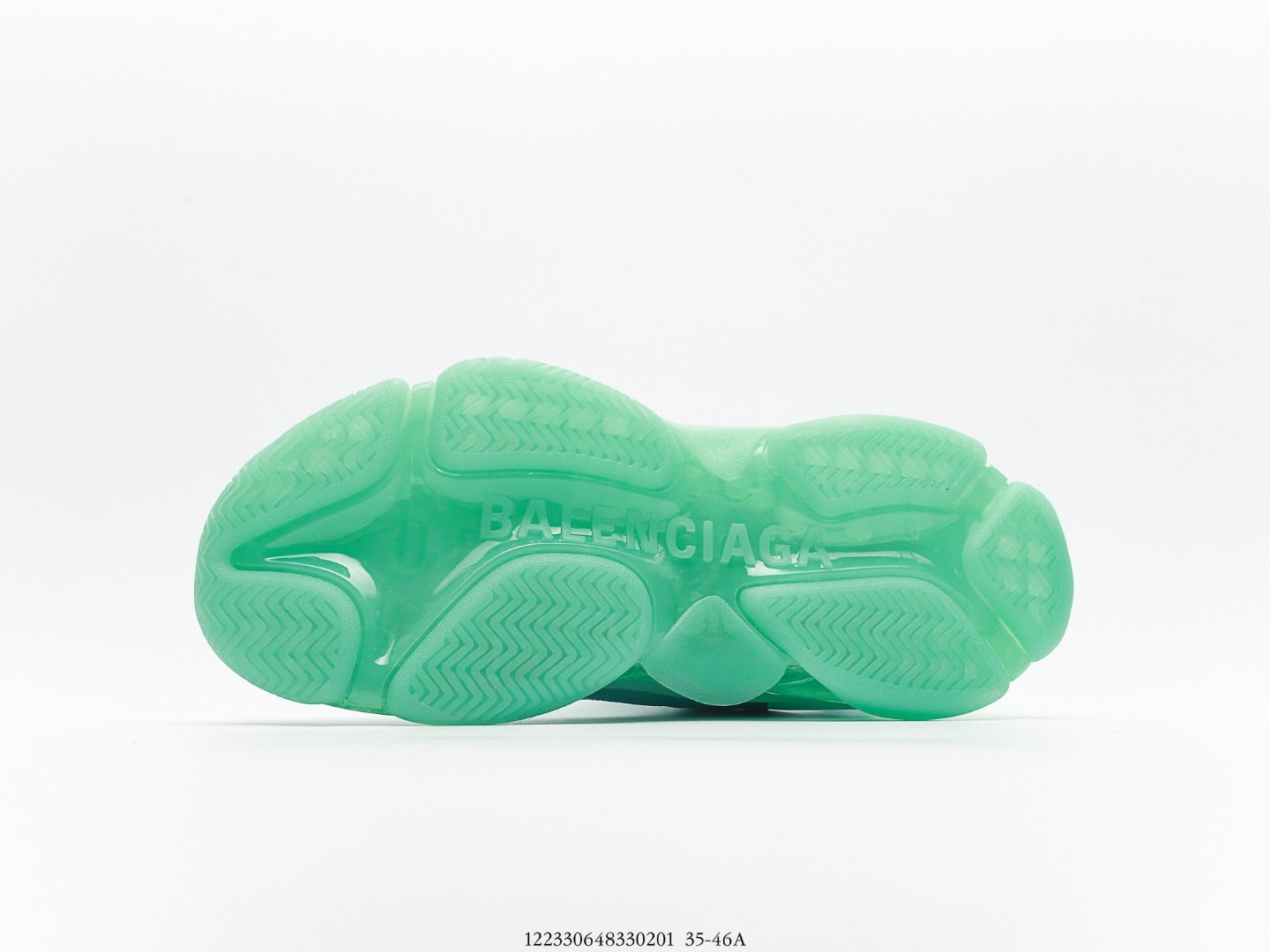 Balenciaga Triple S Clear Sole Sneaker Green、mysite、Cacoeks