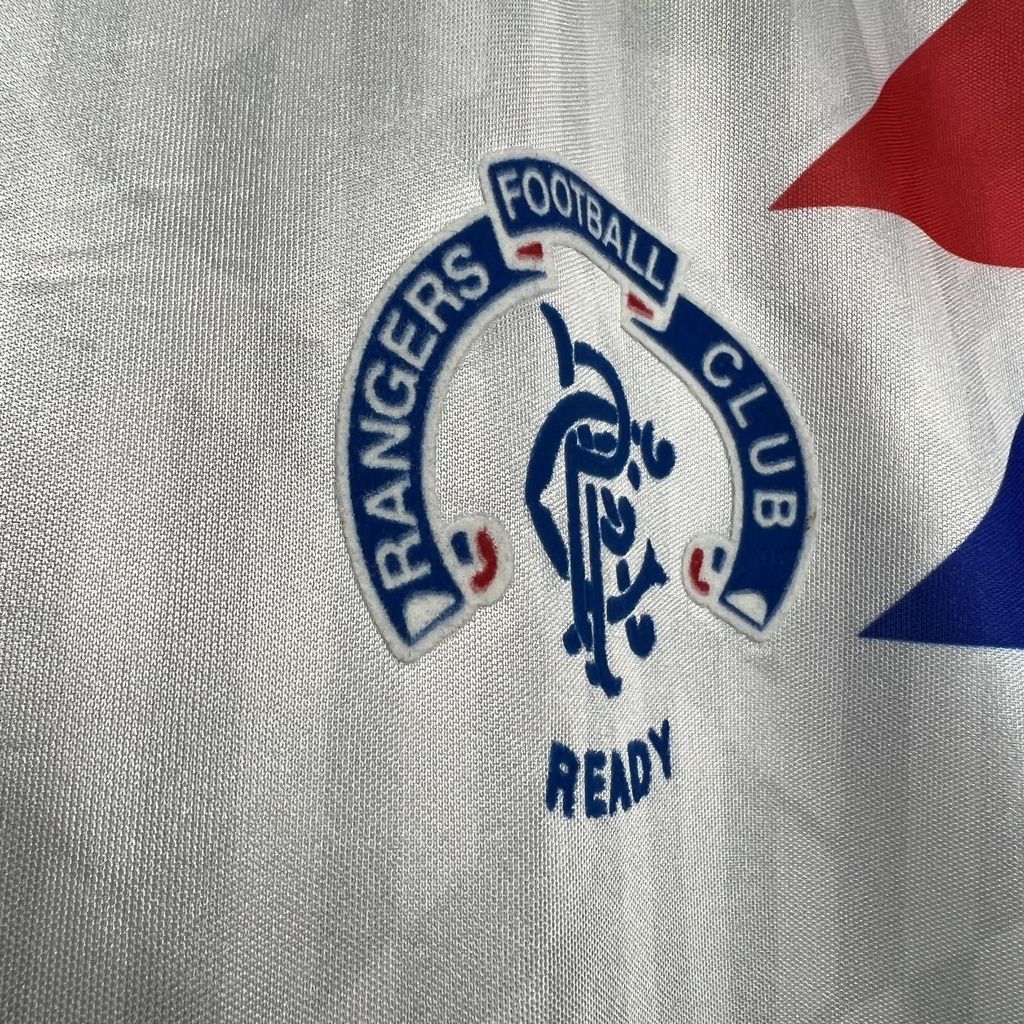 ManixJersey.com | Retro Glasgow Rangers 1990-92 Away Jersey -Customize Name, Number and Patch | Worldwide Shipping