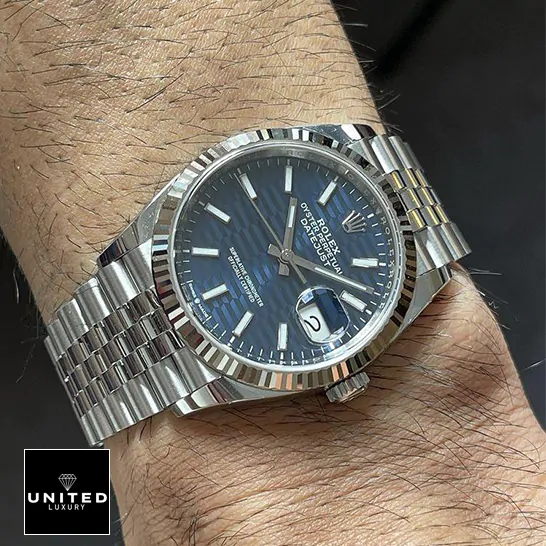 Rolex Datejust Steel Automatic 126234 Blue Dial Jubilee Replica 4 rolex-126234-blue-motif-replica-6