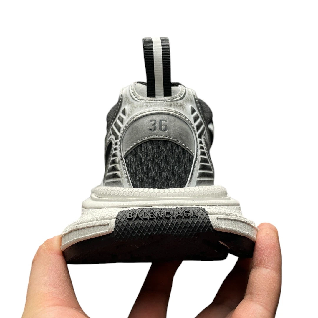 Balencaiga 3XL Sneaker in Silver White Black、mysite、Cacoeks