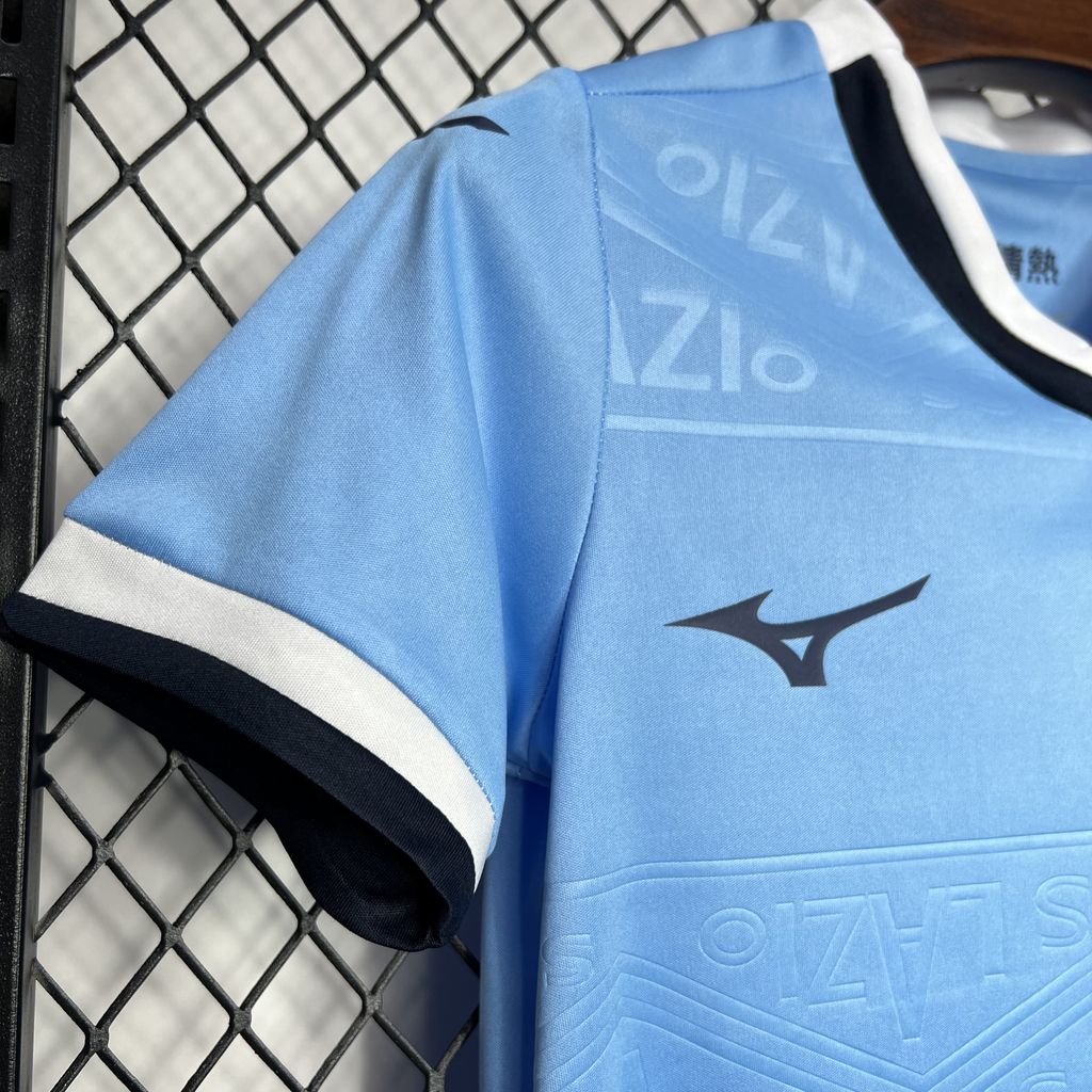 ManixJersey.com | Lazio 24-25 Home Stadium Kids Kit -Customize Name, Number and Patch | Worldwide Shipping