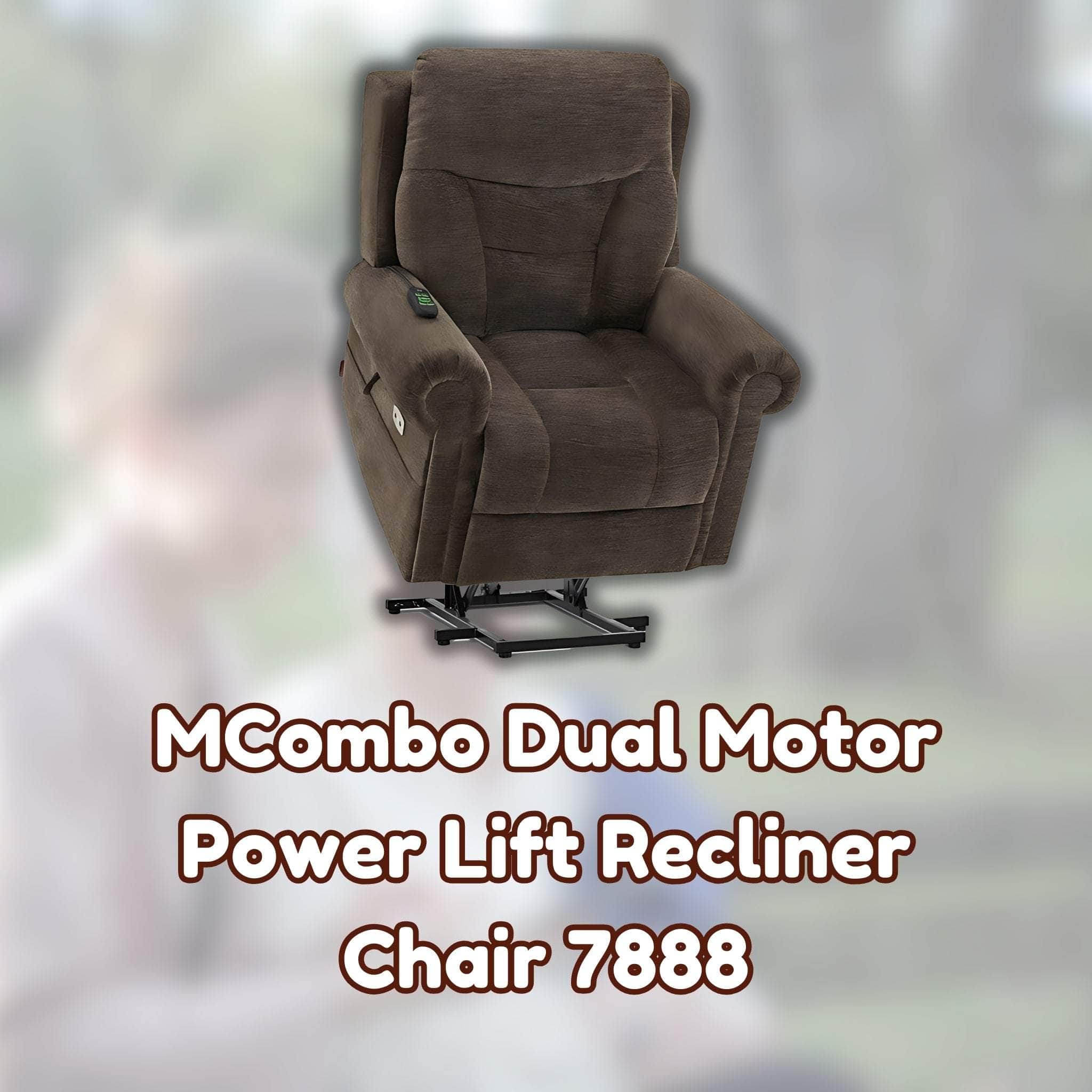 MCombo Power Lift Recliner Chair Fabric 7091 GIF Banner