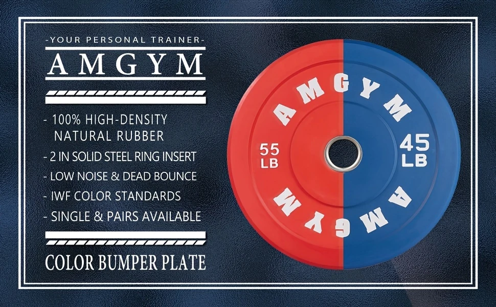 bumper plates colored bumper plates rubber bumper weights plate standard strength training plates for weightlifting 230lb details 0