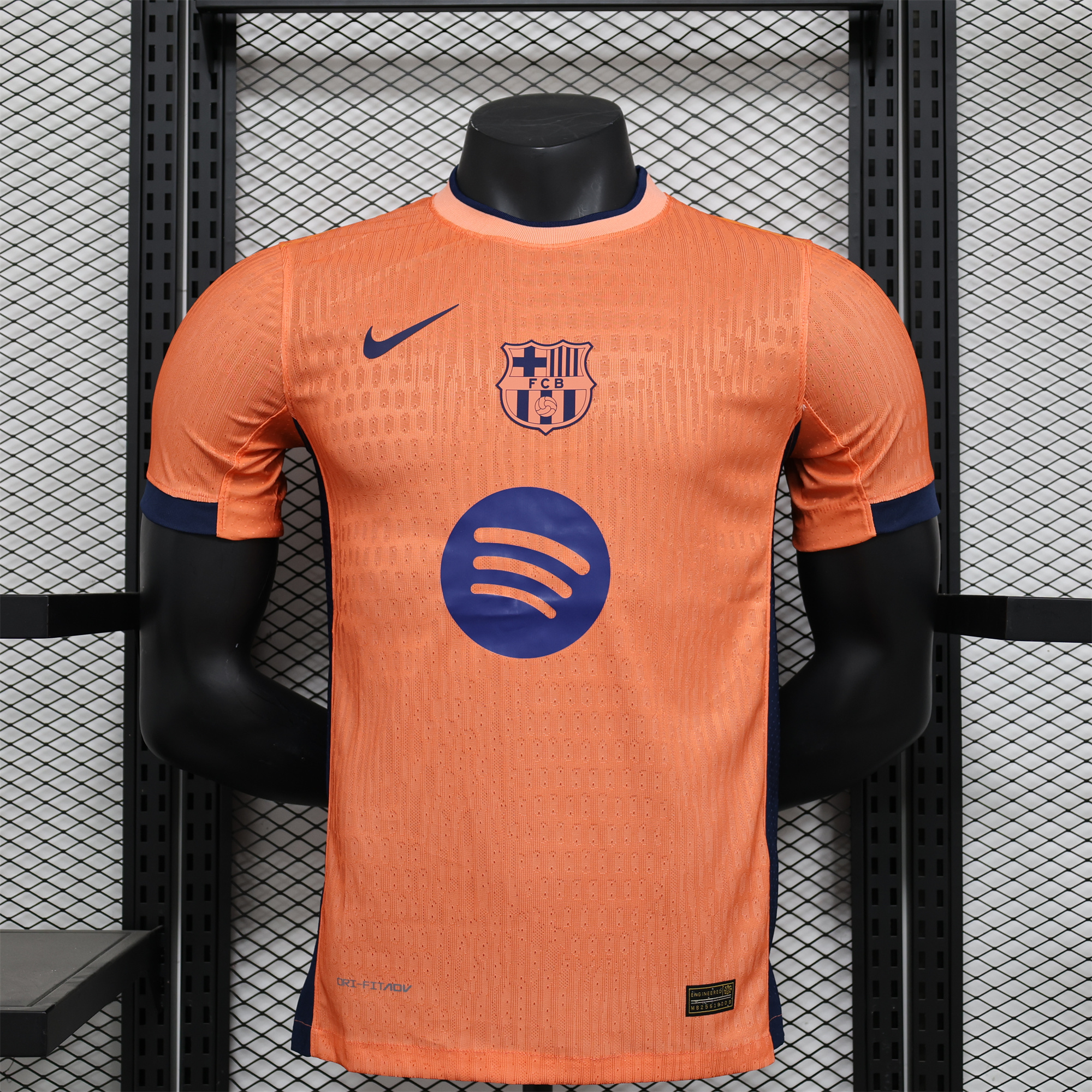 ManixJersey.com | Barcelona 24-25 Orange Special Edition Jersey - Player Version -Customize Name, Number and Patch | Worldwide Shipping