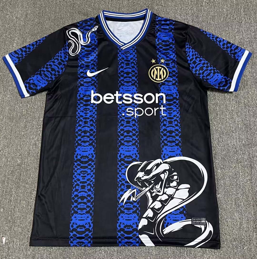 2024/2025 Internazionale Milan Special Edition Black and Blue Football Jersey1:1 Quality Thai:football jersey mysite: unitedjerseyfootball 邓江浪:football