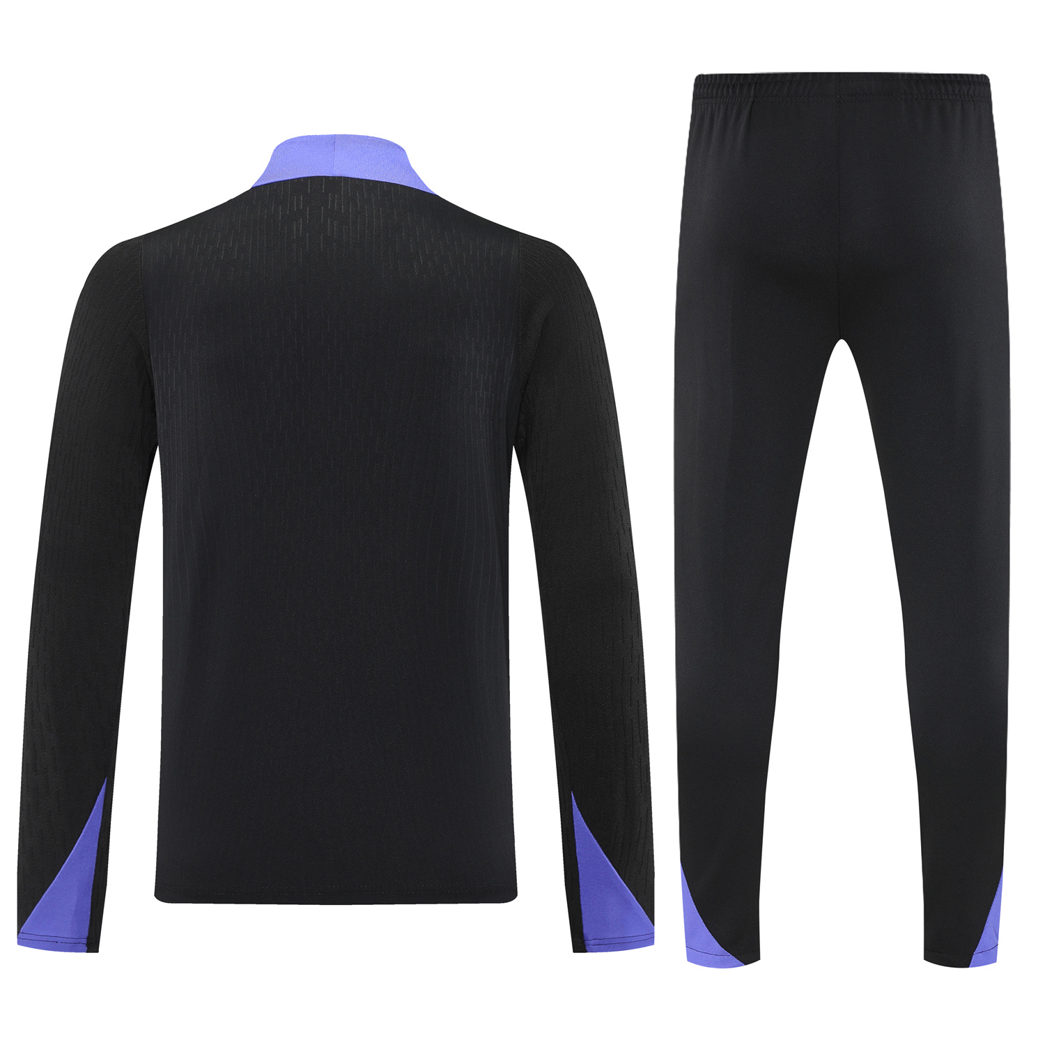 foot-Barcelona 25-26 Long Sleeve Training Set - Black Top and Black Pants