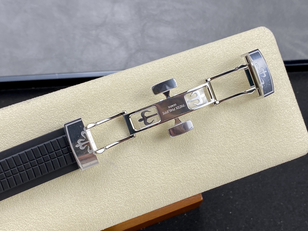 Patek Philippe Aquanaut 5167-001 SS 3KF Best Edition Gray Dial on Black Rubber Strap A324 Super Clone V3 26 i1685138765 3398 7