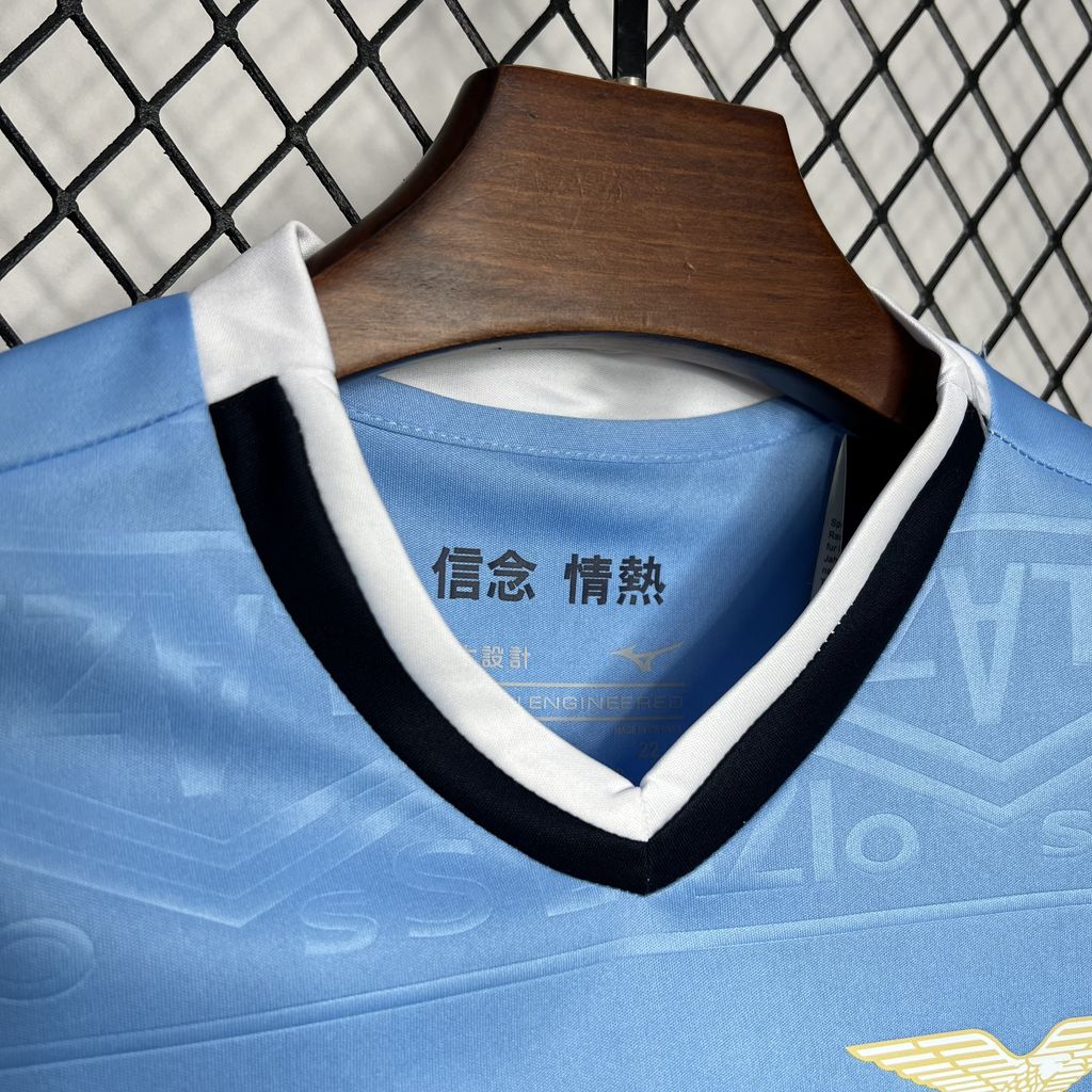 ManixJersey.com | Lazio 24-25 Home Stadium Kids Kit -Customize Name, Number and Patch | Worldwide Shipping