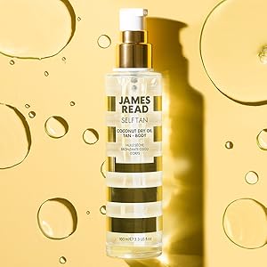 James Read Tan Coconut Dry Oil Tan Body Self Tan