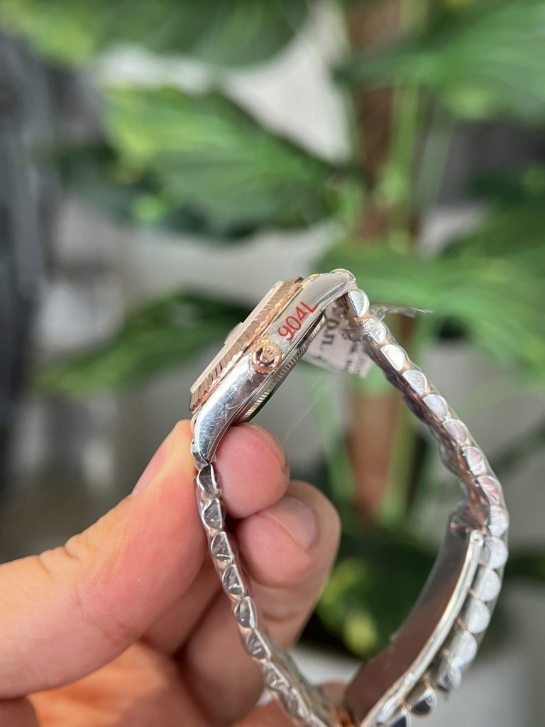Đồng Hồ Rolex DateJust Nữ Bọc Vàng Dây Demi Nhà Máy GM Tốt Nhất (1)