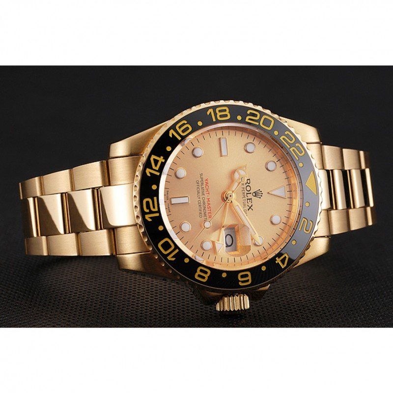 Superclone Rolex Yacht-Master 41mm Gold Dial 1453749-fasswatch