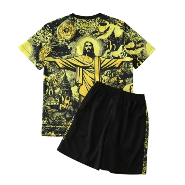 24-25 Brazil Christ the Redeemer Special Kids Kit soccer Jersey- Fan Version: Ajax 24-25 Home Stadium Jersey - Fans Version mysite: Adidas luxuryfootballshirts.com: https://www.luxuryfootballshirts.com/