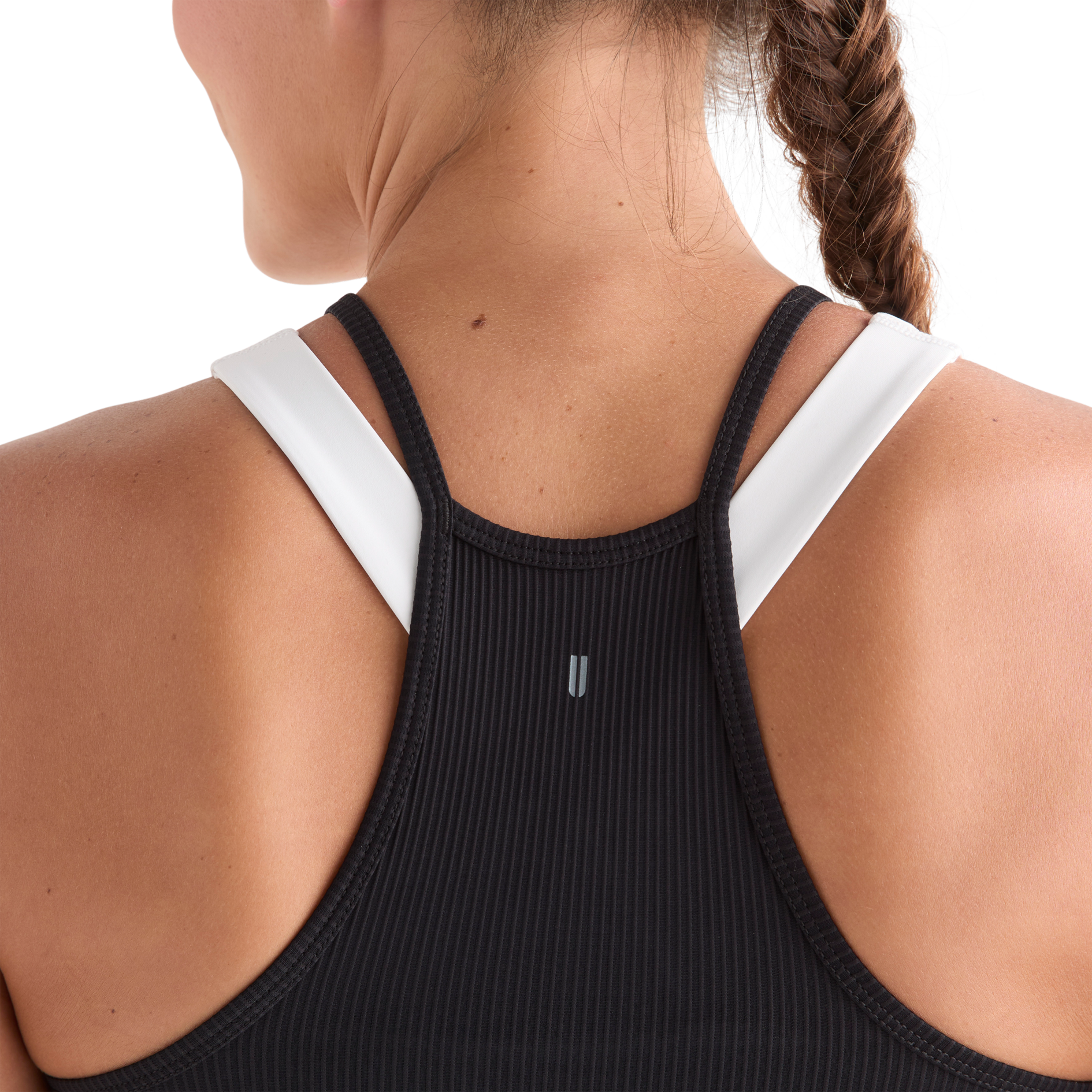 Women's Ribbed Halter Crop Tank