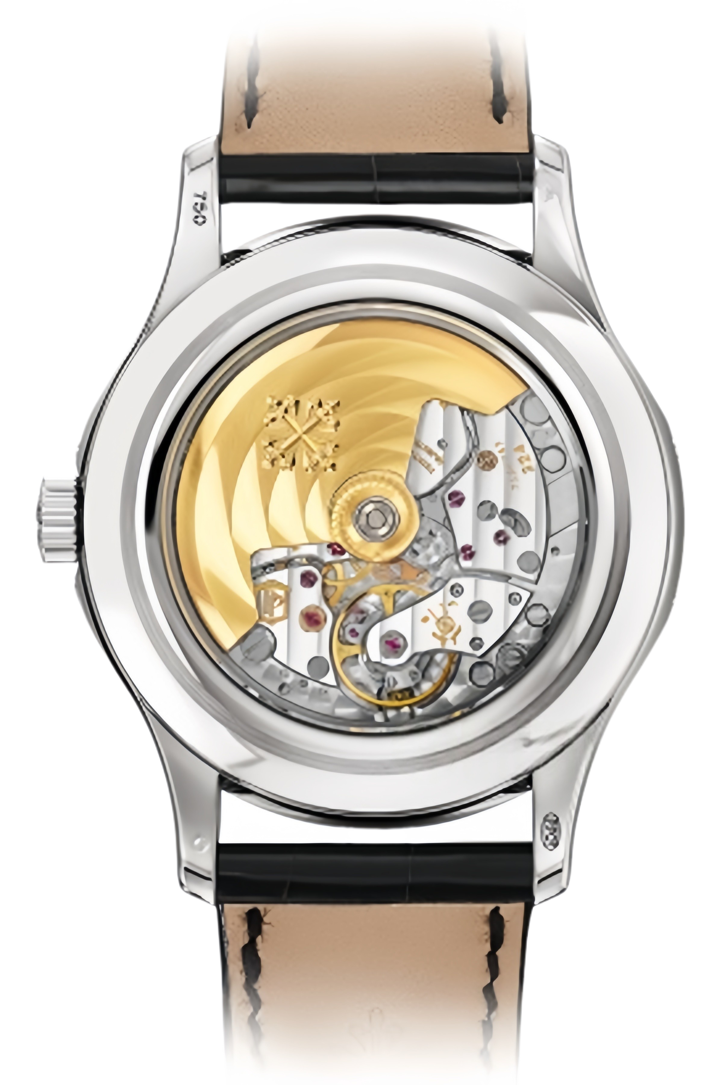 Patek Philippe Ref. 5205G-013 Super Clone Watch – Blue Dial White Gold Case Moonphase Fake Replica