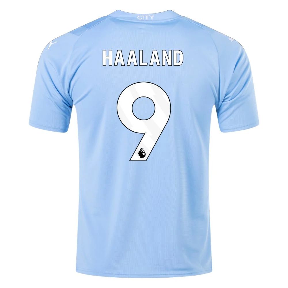 23/24 Manchester City #9 Erling Haaland Home Jersey-mysite Custom Football Kit- Nextkits