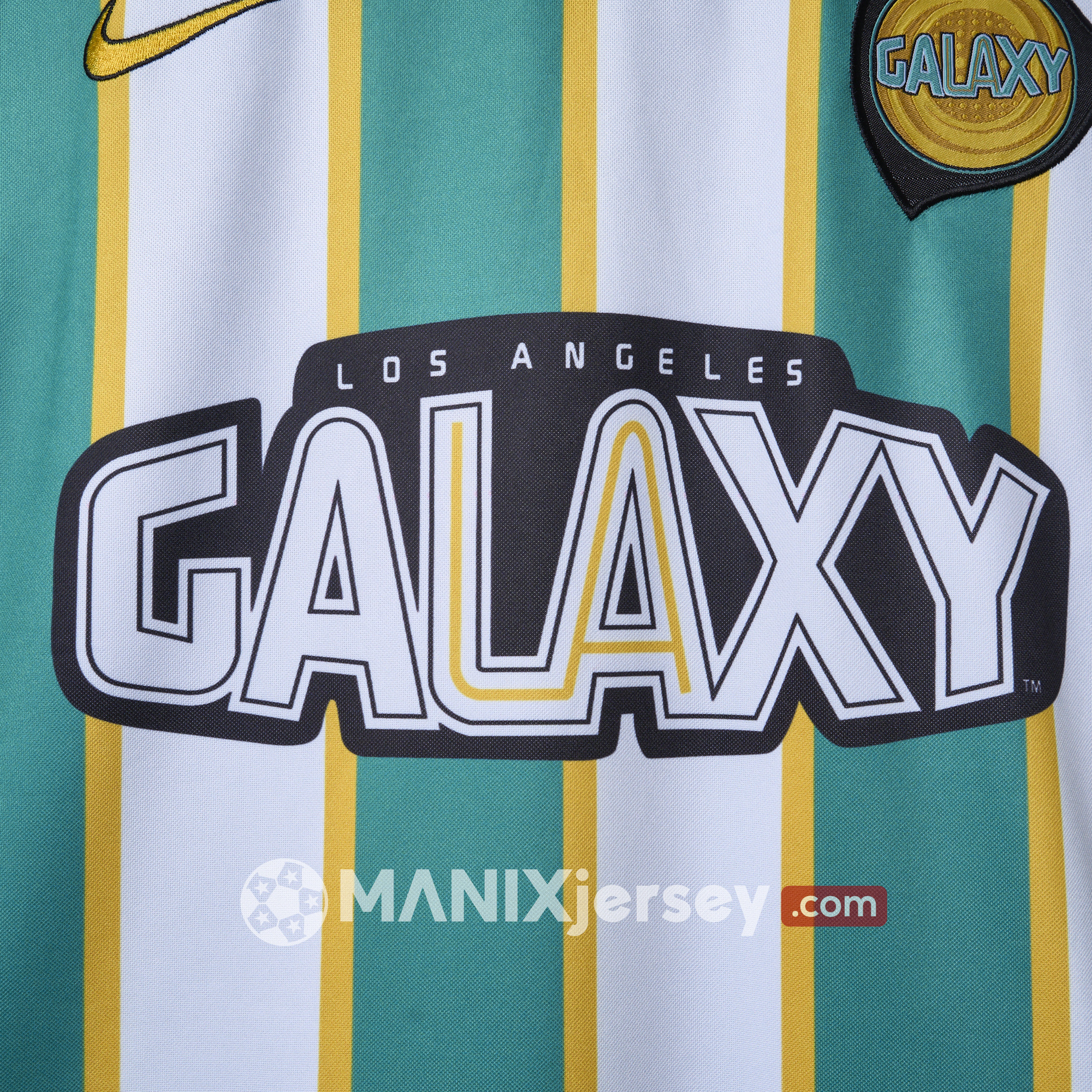 ManixJersey.com | Retro La Galaxy 1997 Home Jersey -Customize Name, Number and Patch | Worldwide Shipping