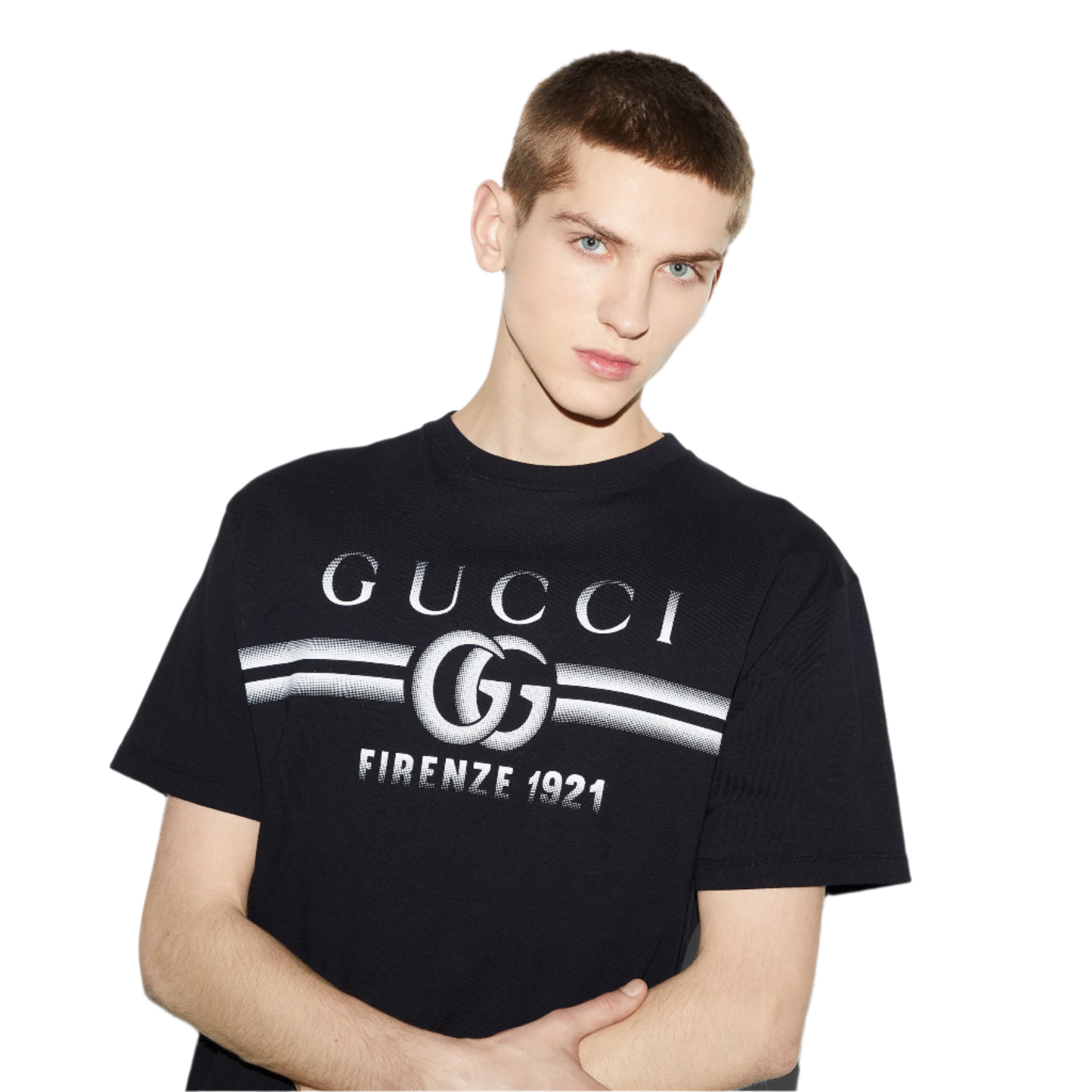 Gucci Firenze 1921 T-Shirt Black、mysite、Cacoeks