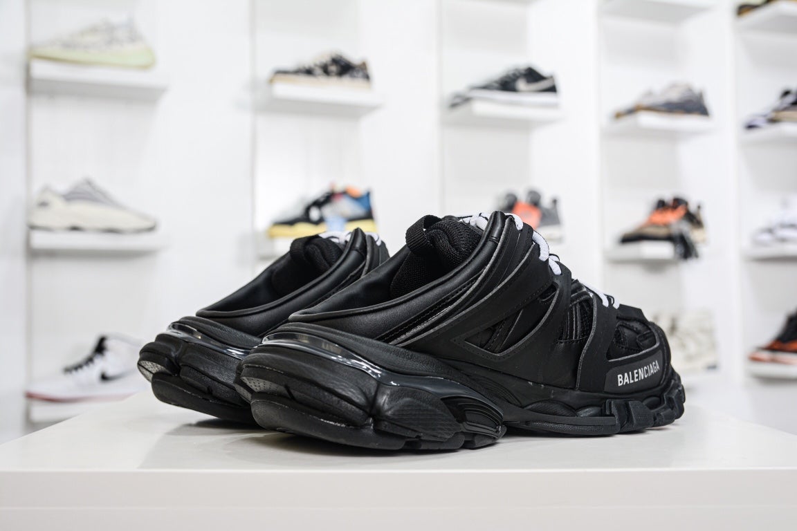 Balenciaga Track Mule in Black、mysite、Cacoeks