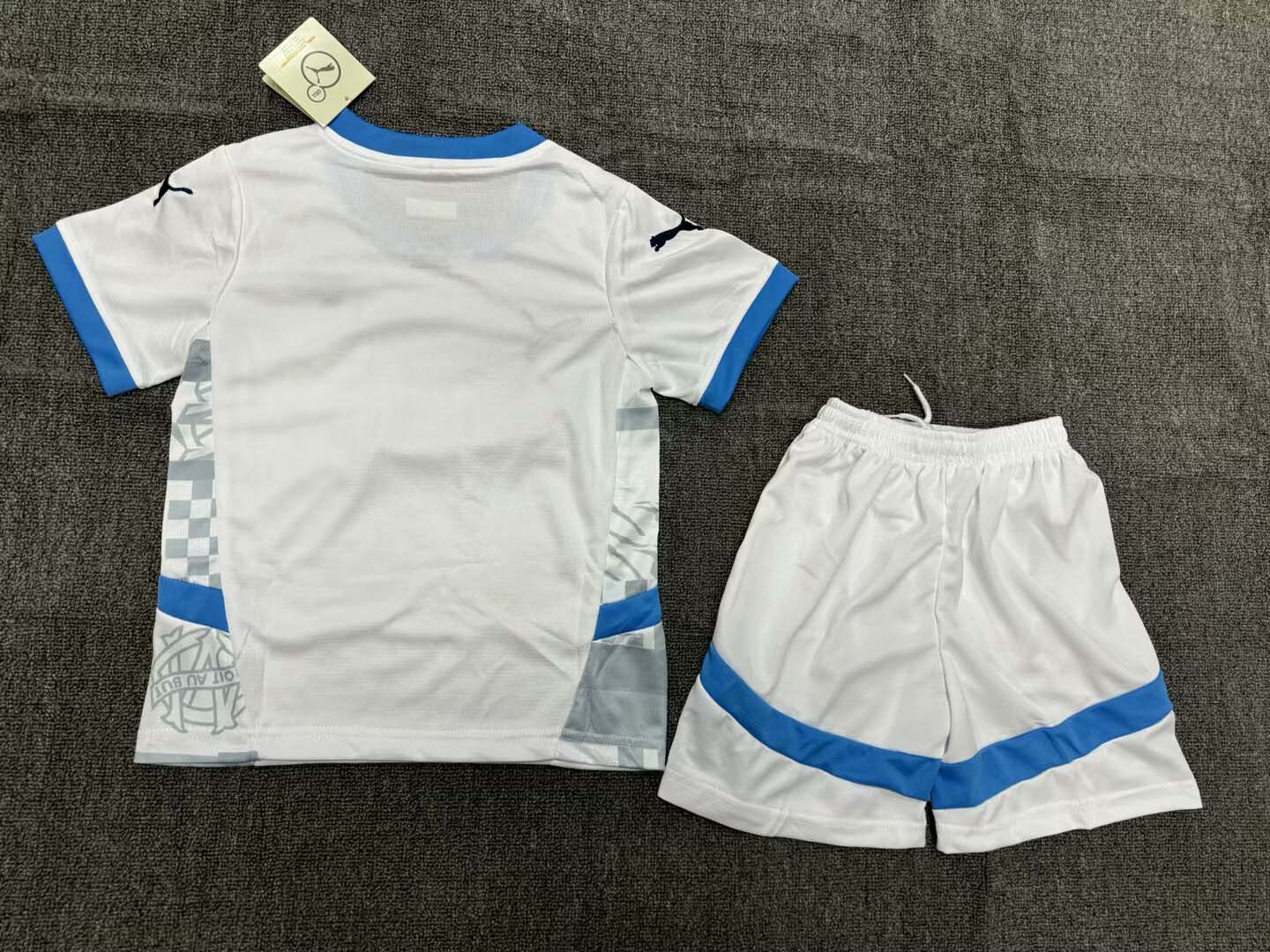2024/2025 Olympique de Marseille Home Football Shirt 1:1 Thai Quality Kids Size:football jersey mysite: unitedjerseyfootball 邓江浪:football