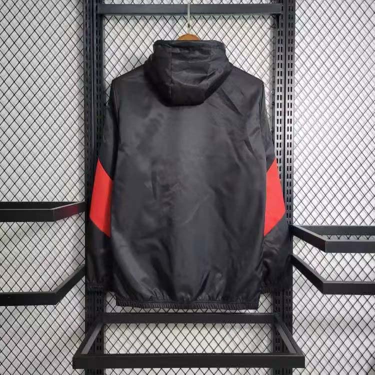 2023/2024 AC Milan Jersey Windbreaker Black-red:football jersey mysite: unitedjerseyfootball 邓江浪:football