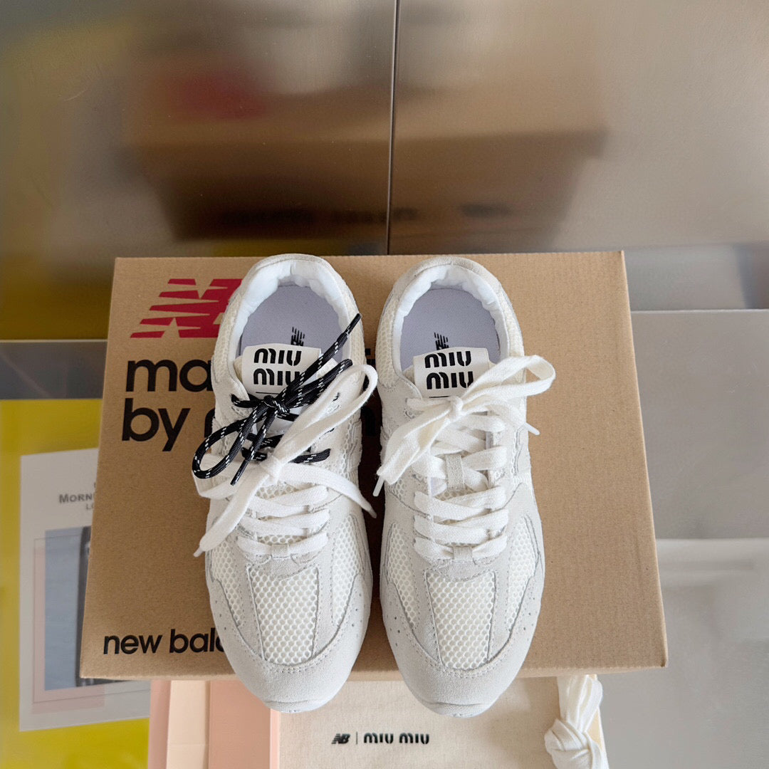 MIUMIU x NB White Sneakers 530、mysite、Cacoeks