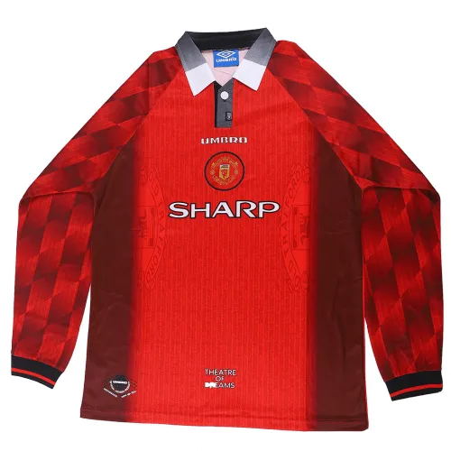 96-97 Manchester United home soccer jersey-Long Sleeve Retro version: Ajax 24-25 Home Stadium Jersey - Fans Version mysite: Adidas luxuryfootballshirts.com: https://www.luxuryfootballshirts.com/