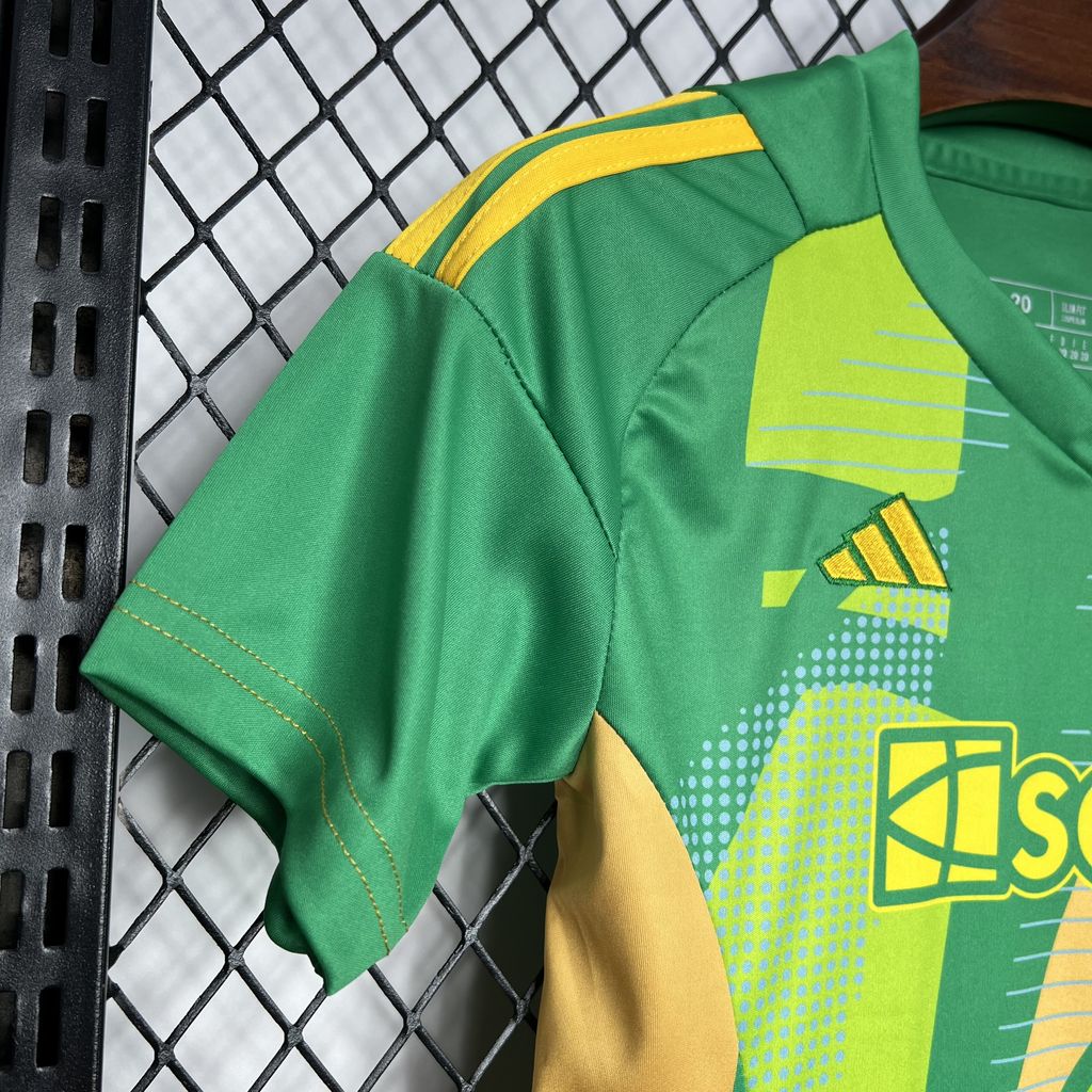 JerseysGala.com | Newcastle United 24-25 Green Goalkeeper Kids Kit -Customize Name, Number and Patch | Worldwide Shipping