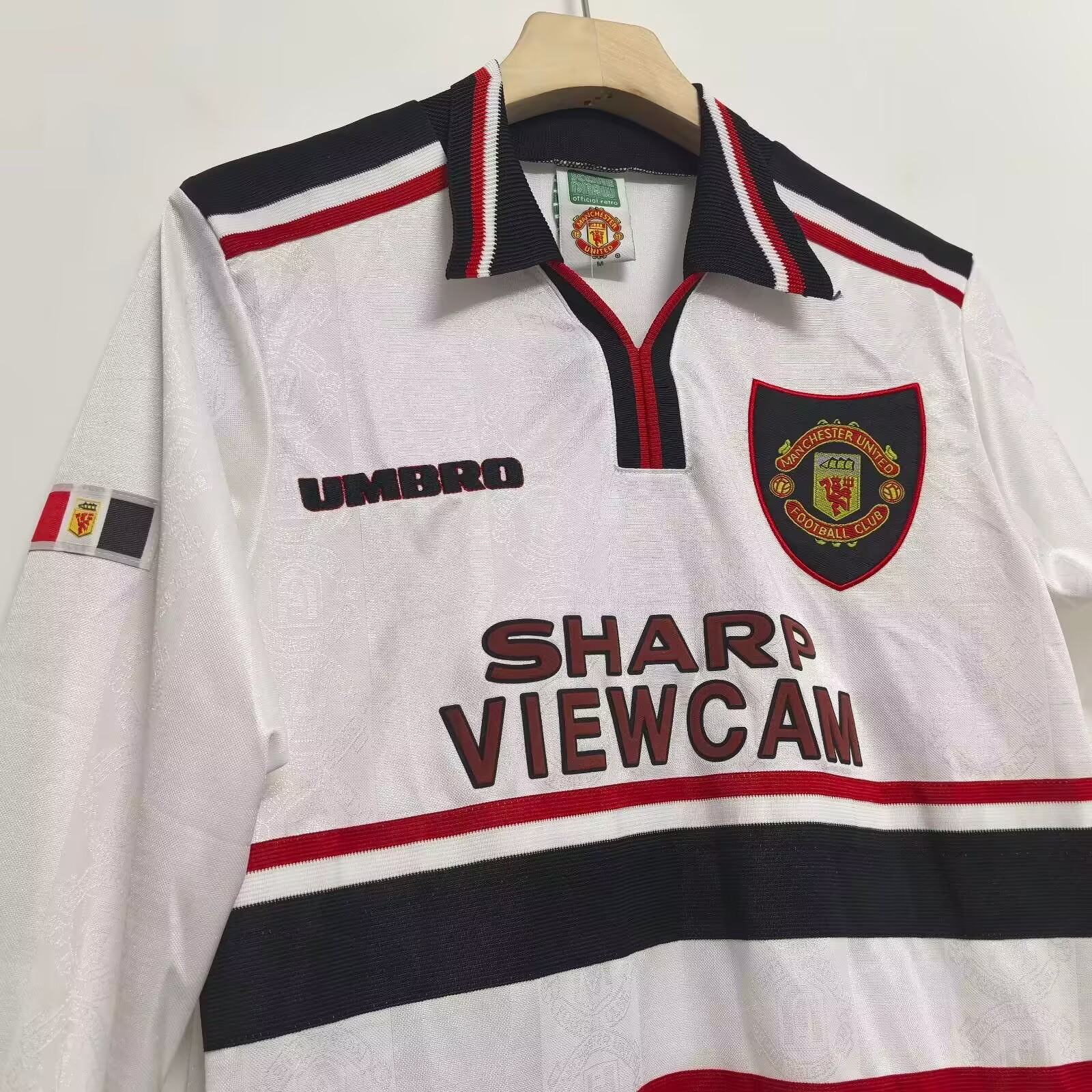 1998-1999 Vintage Manchester United Away Football Shirt 1:1 Thai Quality (Long Sleeve):football jersey mysite: unitedjerseyfootball 邓江浪:football