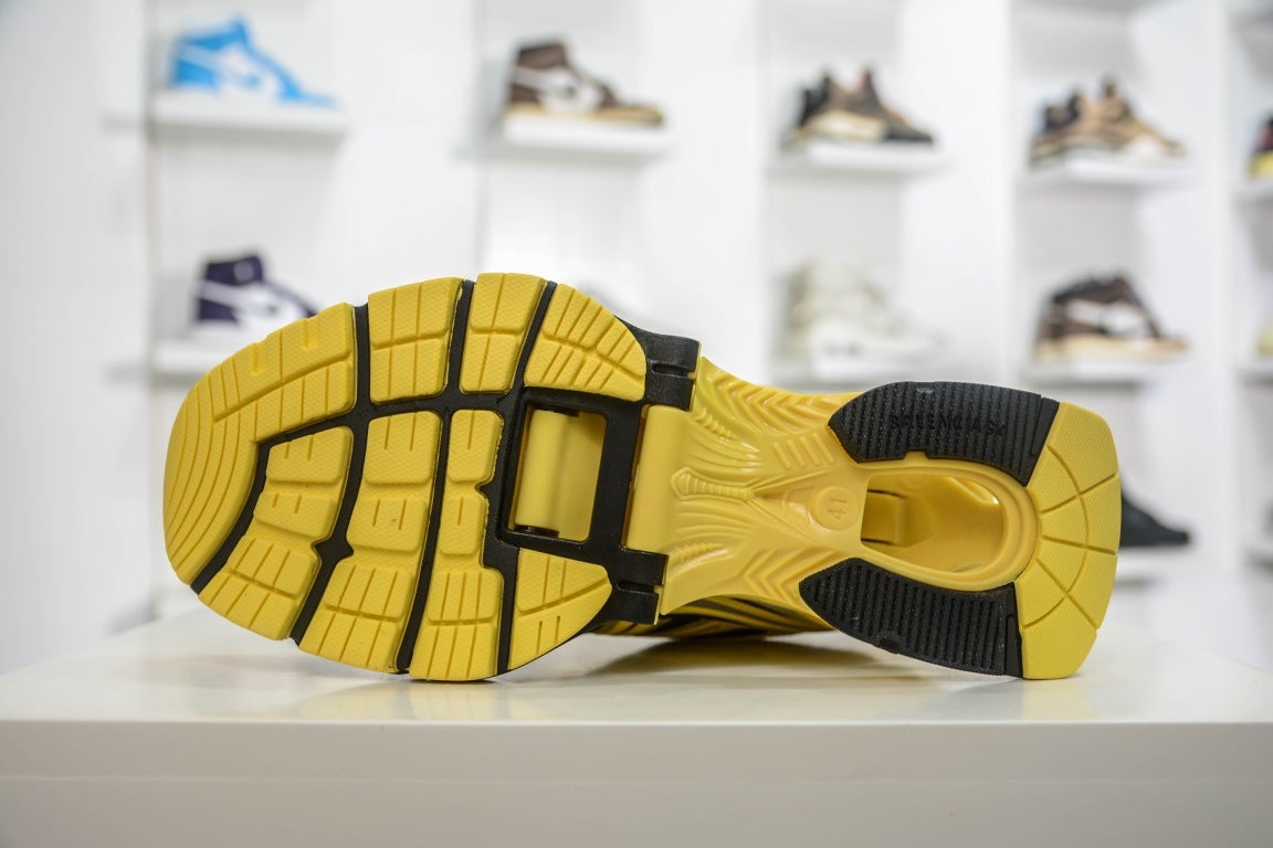Balenciaga X-Pander Trainer Yellow Black、mysite、Cacoeks