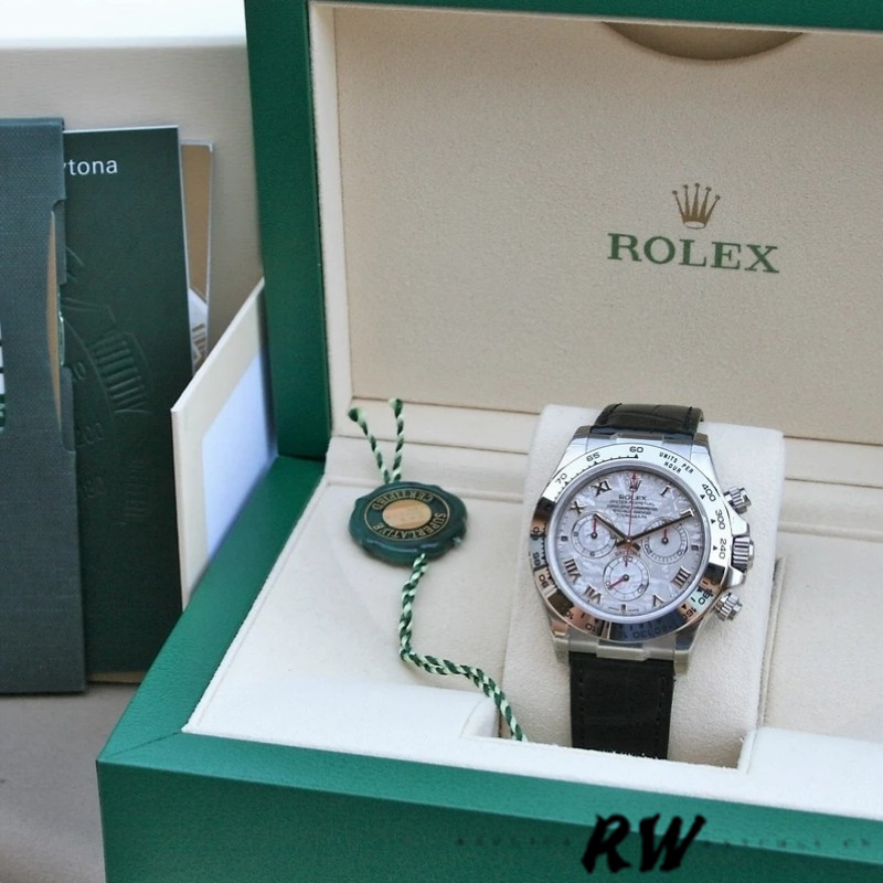 Rolex Daytona 116519 White Roman Dial Replica-fasswatch