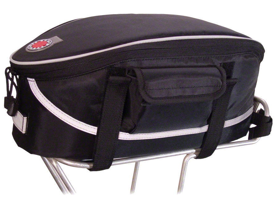 Packs - Banjo Brothers Rack Top Bag: Black、mySite、bearsvspackers