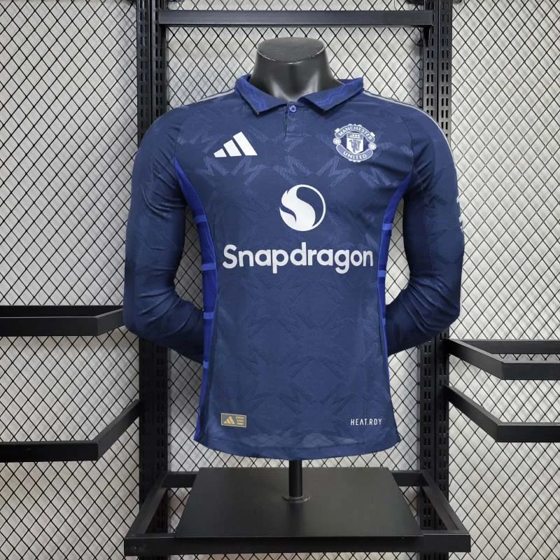 2024/2025 Long Sleeve Manchester United Away Football Shirt 1:1 Thai Quality:football jersey mysite: unitedjerseyfootball 邓江浪:football