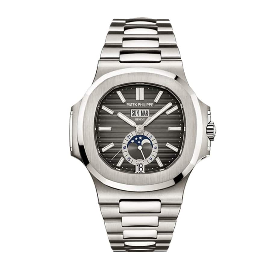 Patek Philippe Nautilus Black Dial Replica-fasswatch