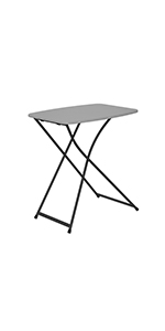 folding table;folding card table;gray folding card table;gray folding table