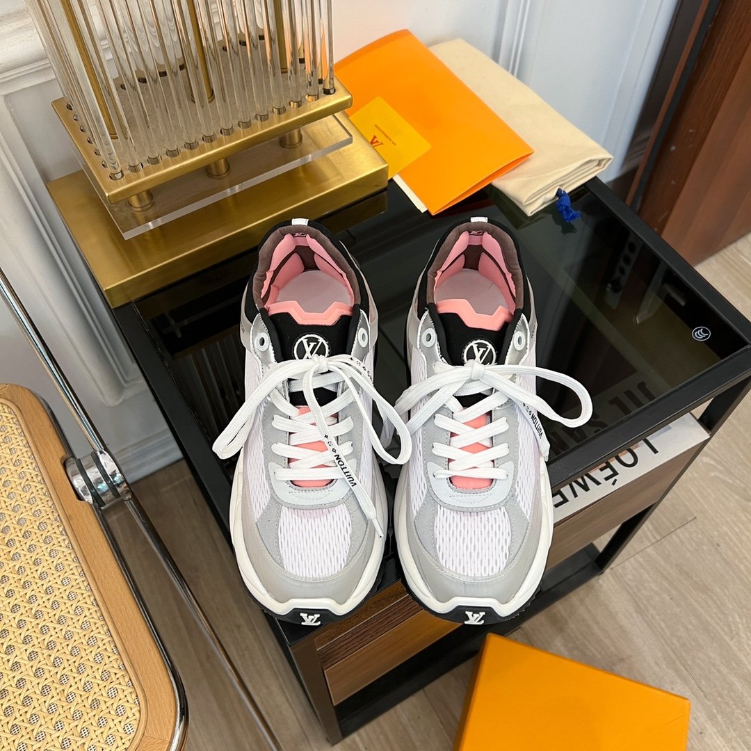 LV RUN 55 SNEAKER PINK BLACK、mysite、Cacoeks