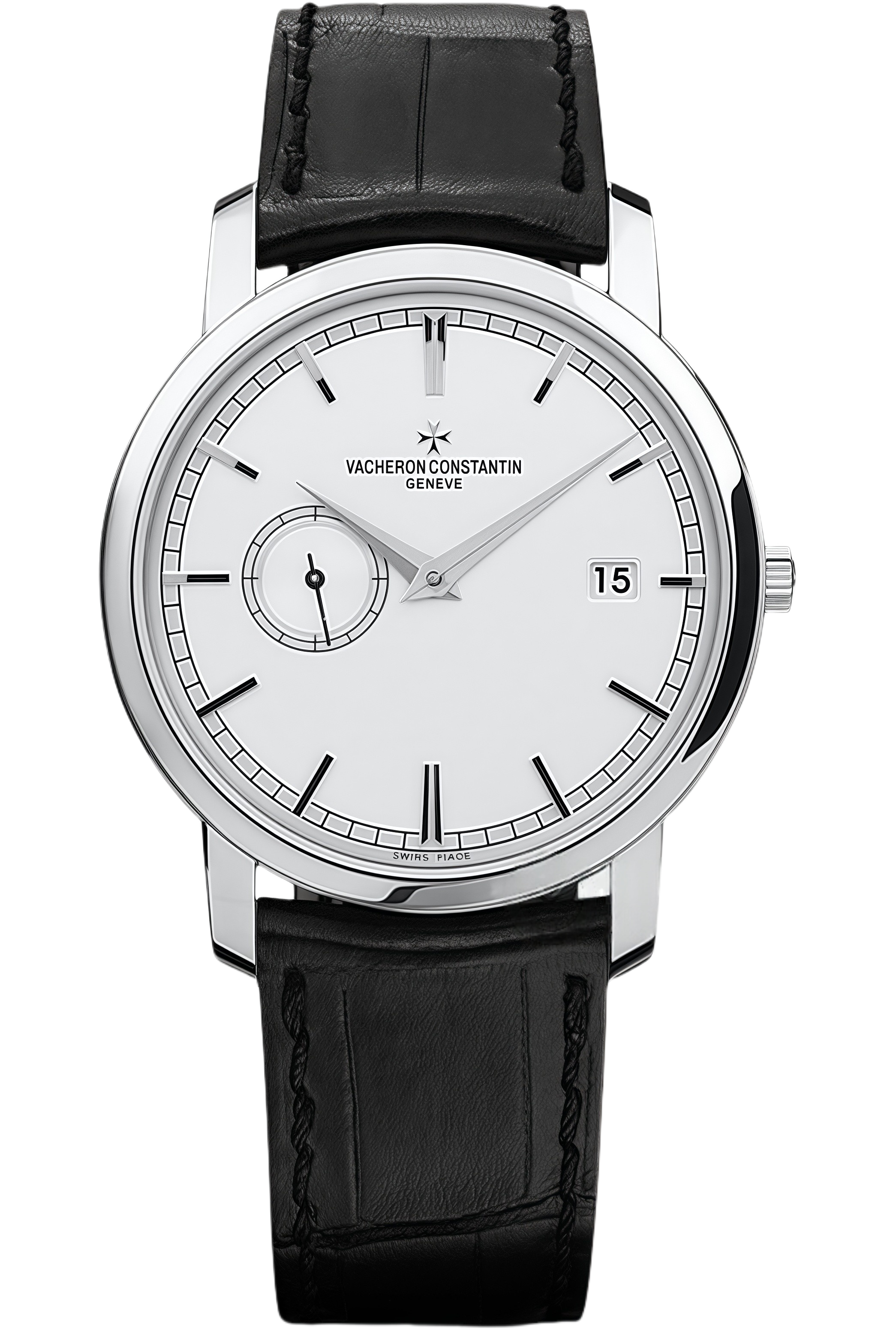 Vacheron Constantin Patrimony Ref. 87172/000G-9301 Super Clone Watch – White Gold Case Silver Dial Leather Strap Replica
