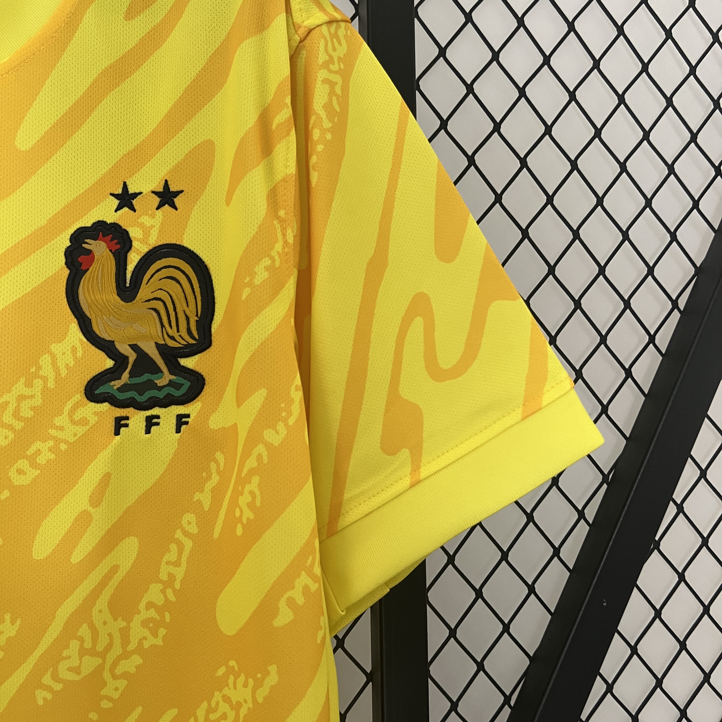 Higojerseys-France 2024 Yellow Goalkeeper Jersey - Fans Version