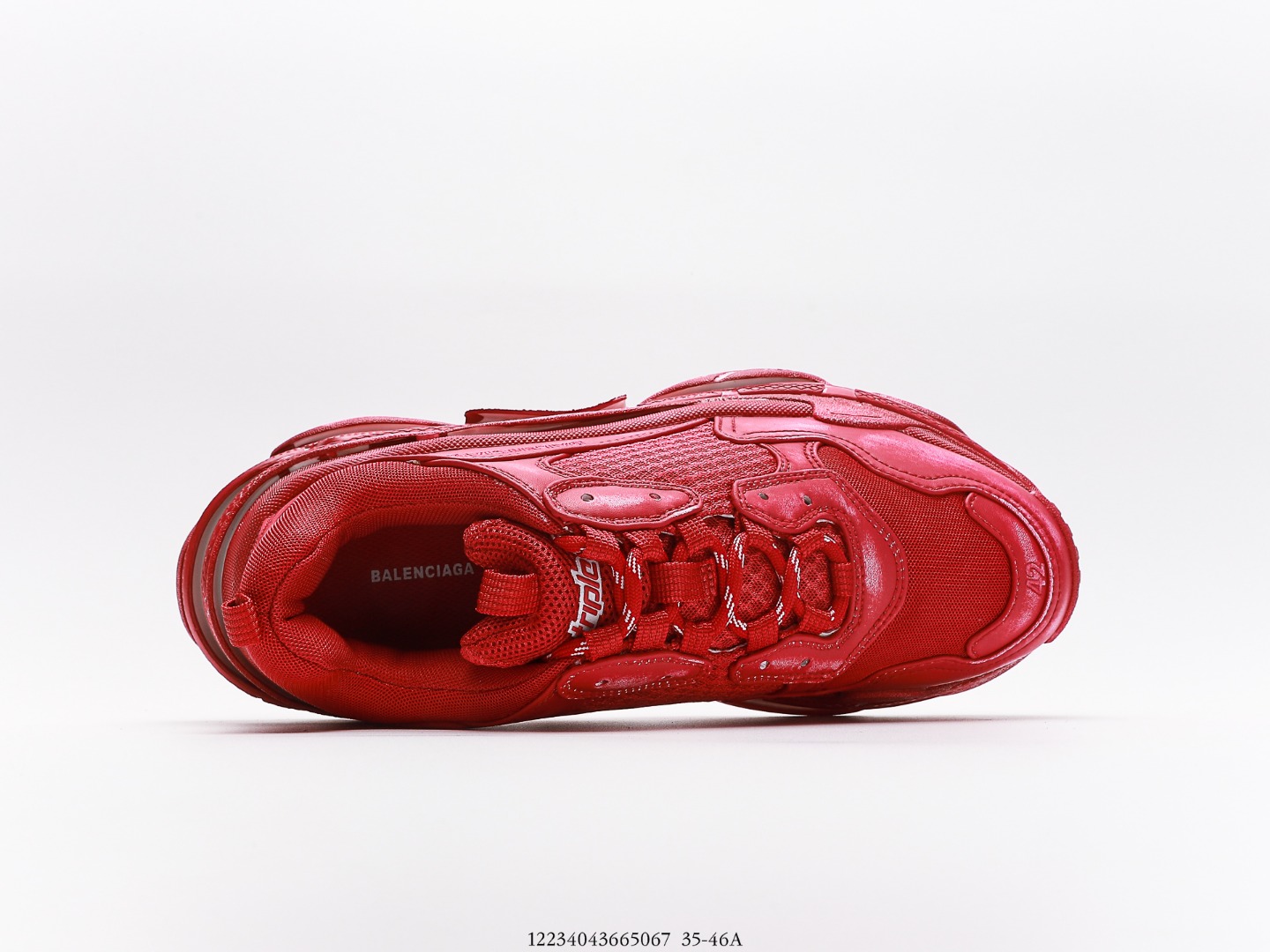 Balenciaga Triple S Sneaker Dark Red Faded、mysite、Cacoeks