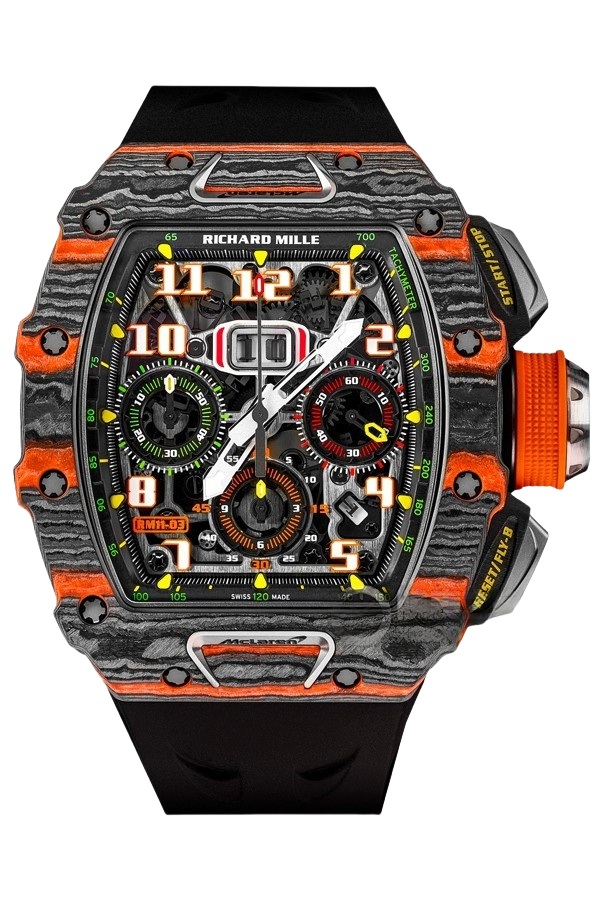 Richard Mille RM 11-03 McLaren Super Clone Watch – Racing Edition Carbon Replica