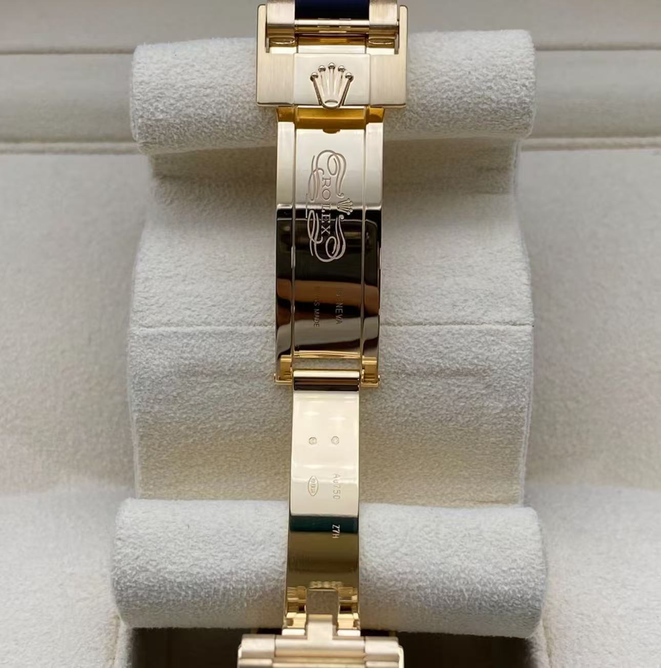 Rolex Daytona 40mm Super Clone Swiss Watch Yellow Gold Oysterflex Strap Paul Newman Dial Ref M126518LN-0005 4131 Swiss Movement