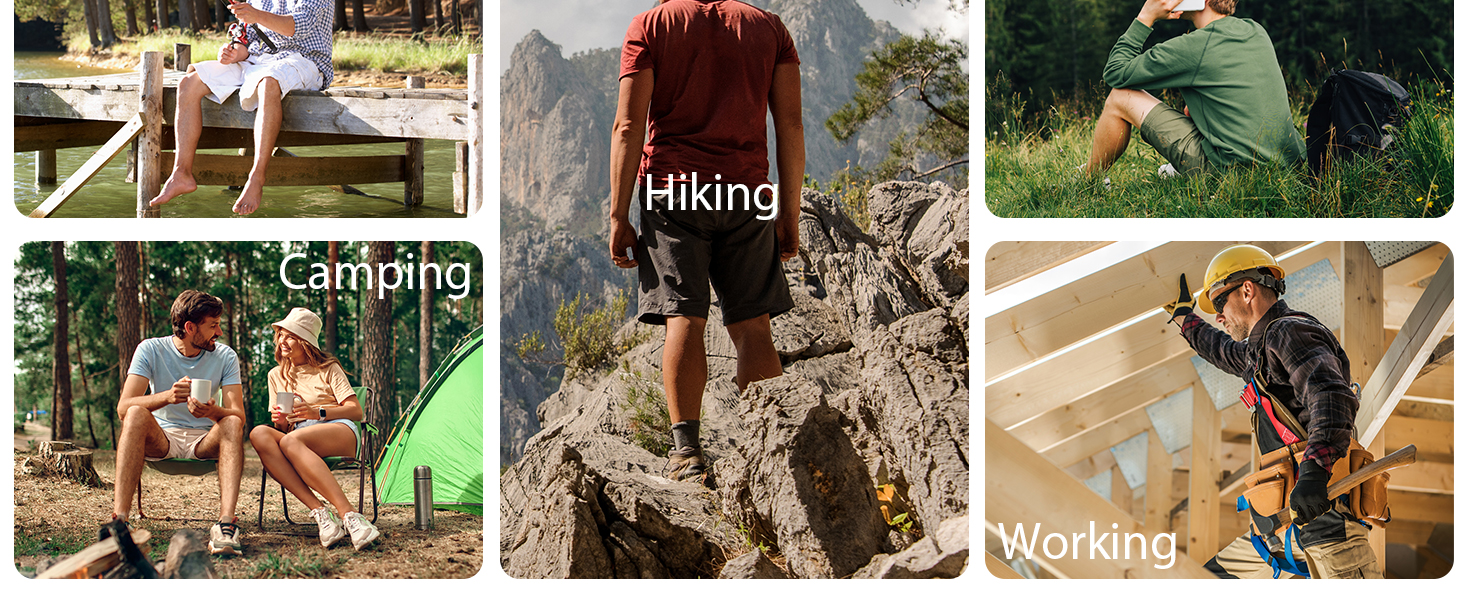 hiking cargo shorts for men
