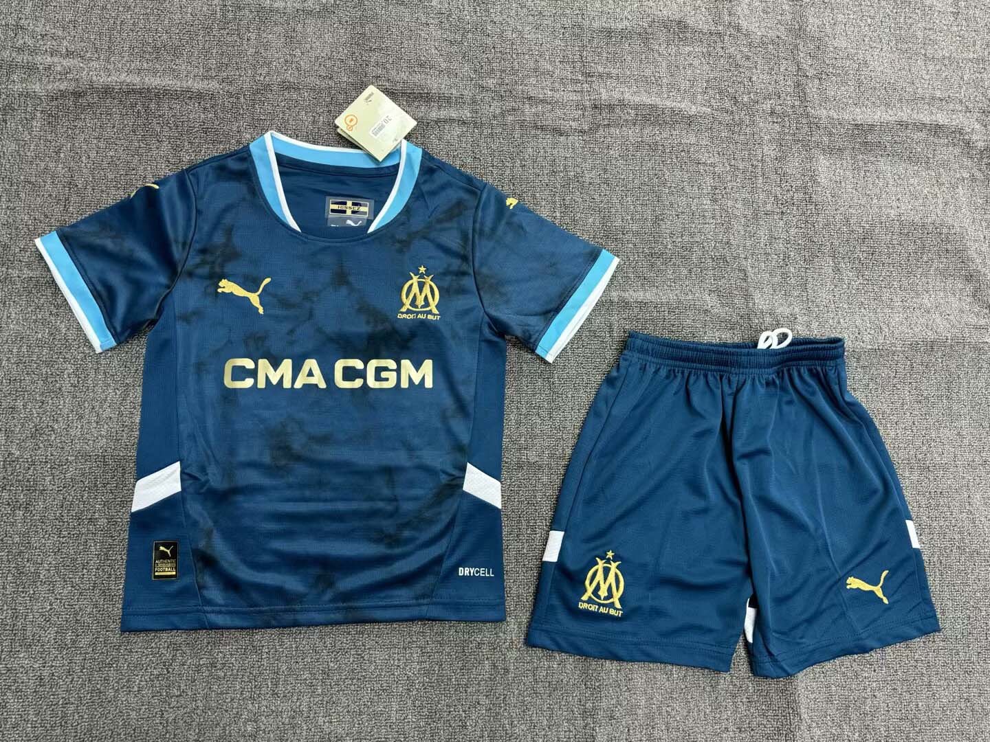2024/2025 Olympique de Marseille Away Football Shirt 1:1 Thai Quality Kids Size:football jersey mysite: unitedjerseyfootball 邓江浪:football