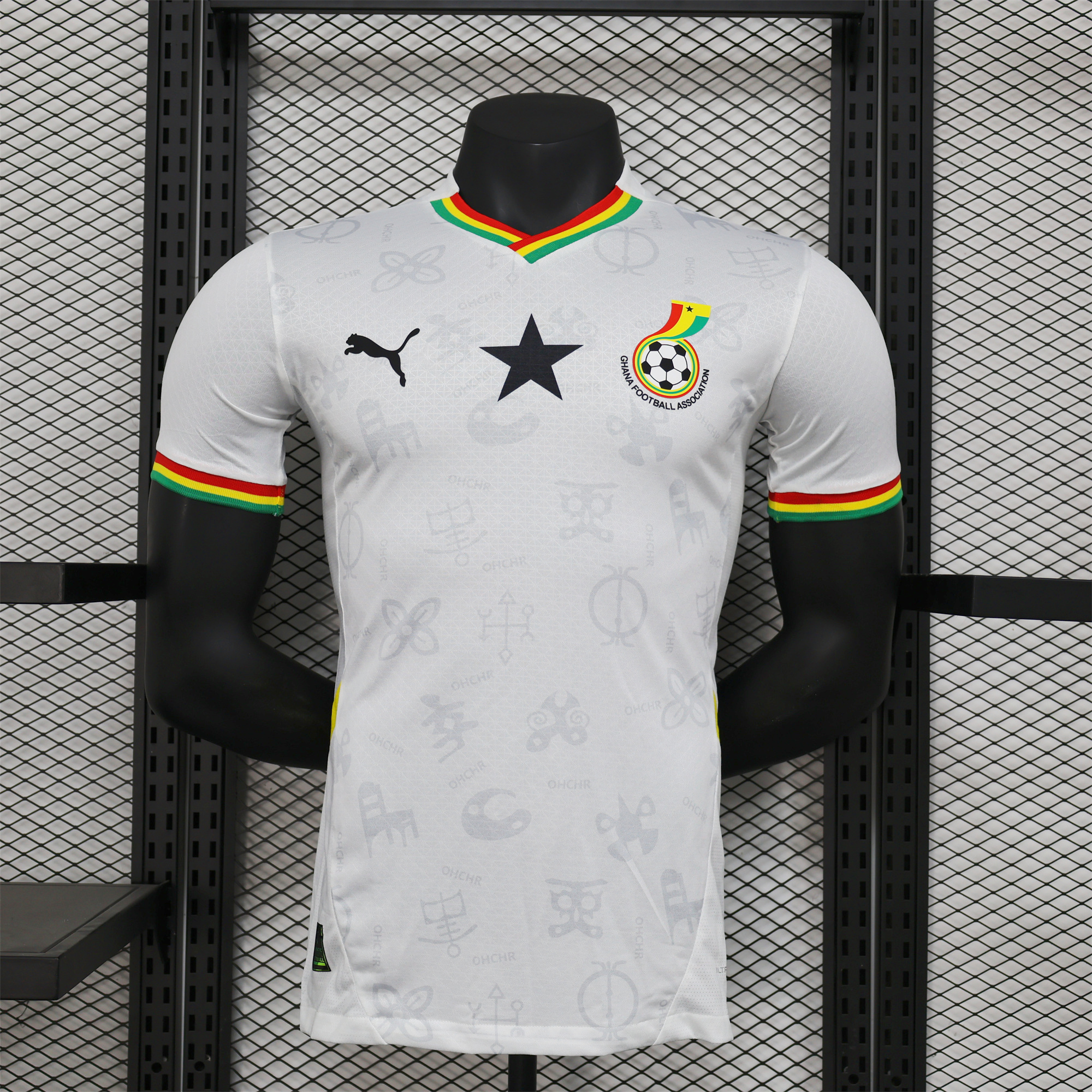 Higojerseys-Ghana 2024-25 Home Jersey - Player Version