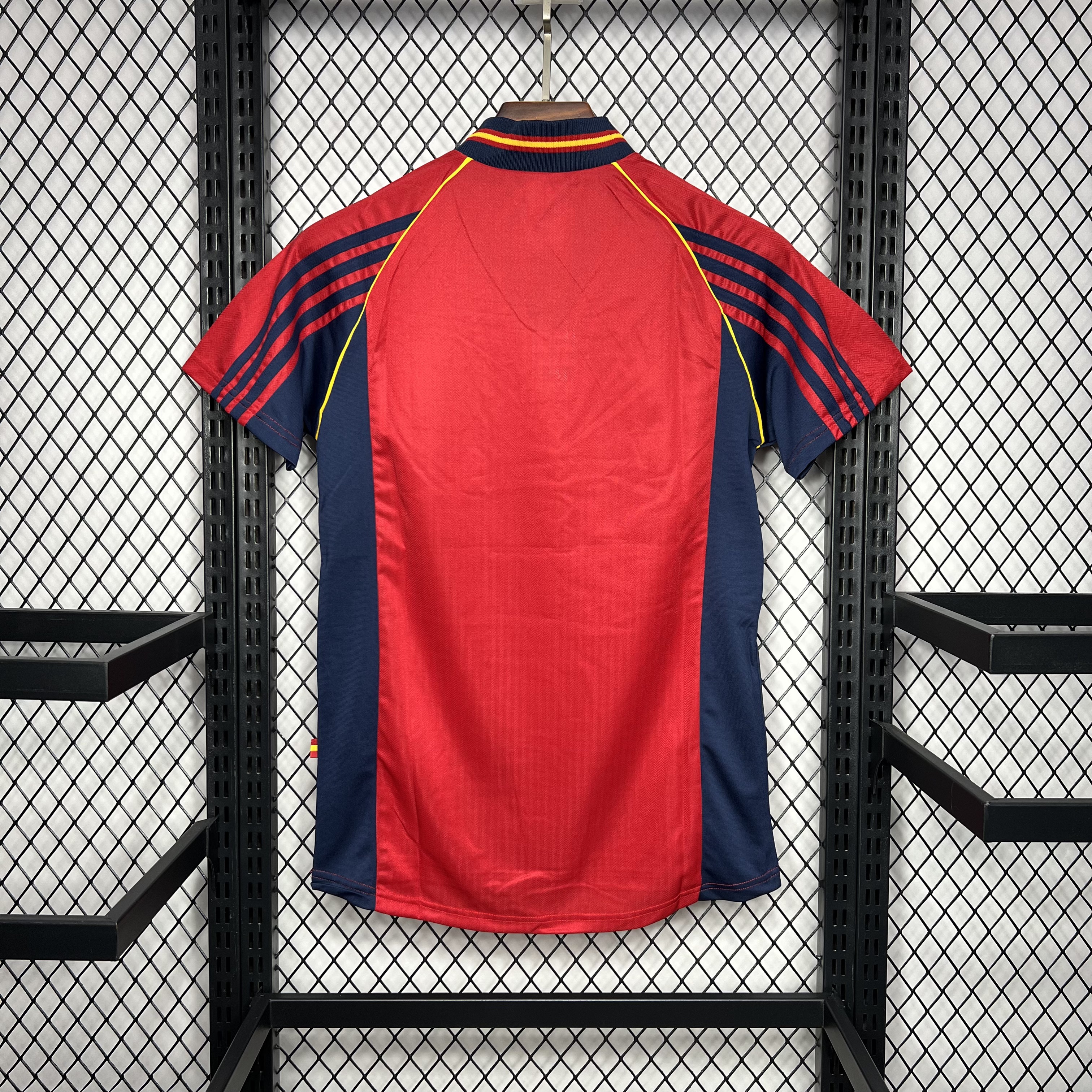 Higojerseys-Retro Spain 1998 Home Stadium Jersey