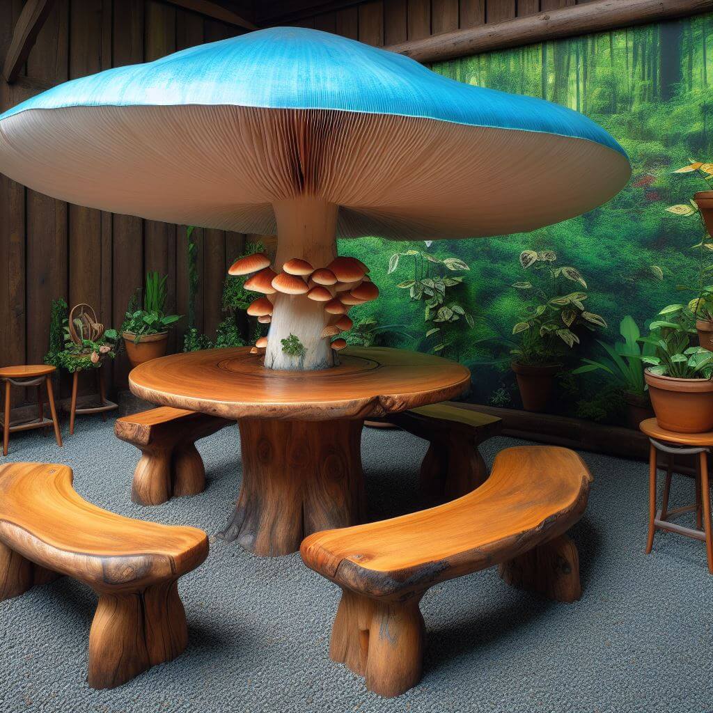 These picnic tables are not just furniture